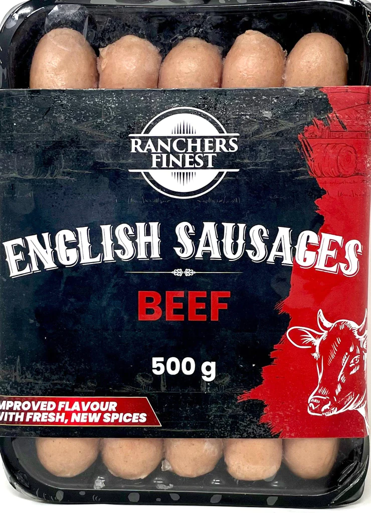 English Beef Sausages (500g)